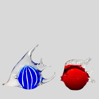 Цветные скульптуры рыб, Италия, XX век