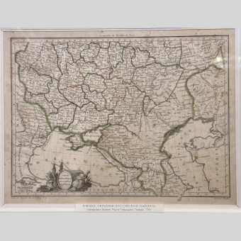 Гравюра карты