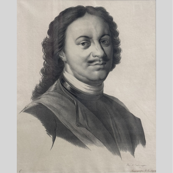 Литография Г. Гиппиуса, Россия, 1820-1830-е гг.