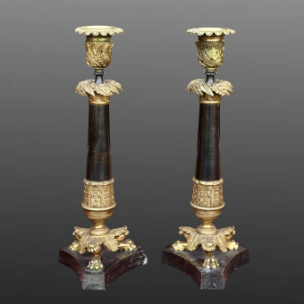 Парные подсвечники, Западная Европа, XIX век