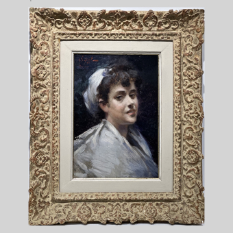 Маковский А.В., Портрет девушки, 1892 г.