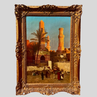 Фрош К.Х., Вид Каира, 1889 г.