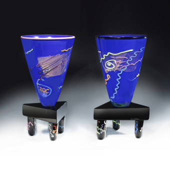 Парные вазы современного дизайна, Америка, XX век