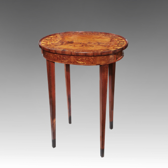 Столик с городским видом, Россия, кон. XVIII века