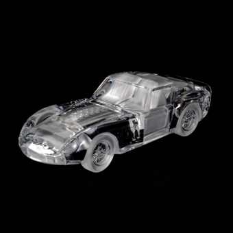 ​Модель автомобиля "Ferrari 250 GTO", Франция, фирма "Daum", 1989 г., К. Фроссарт