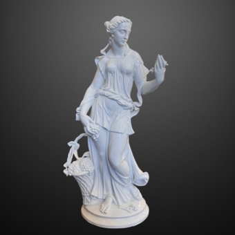 Скульптура «​Деметра», Германия, фабрика «Aelteste Volkstedt», 1940-е гг., Г. Оппель