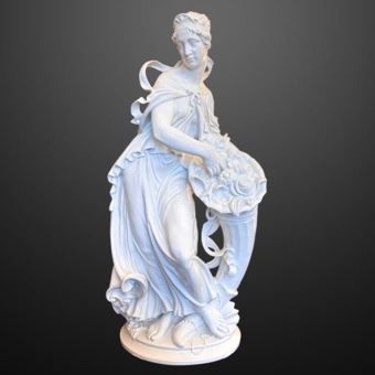 ​Скульптура «Флора», Германия, фабрика «Aelteste Volkstedt», 1940-е гг., Г. Оппель 