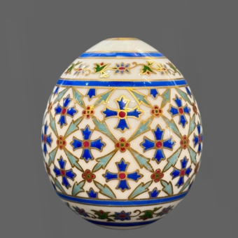 ​Пасхальное яйцо с орнаментом, Россия, ИФЗ, XIX век