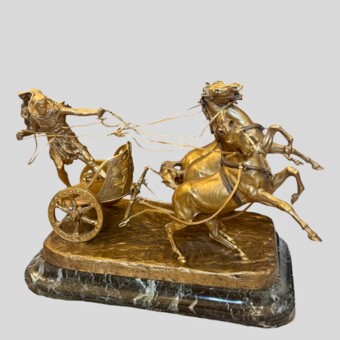 Скульптура «Римский возничий», Италия, ХХ век, А. Ванетти