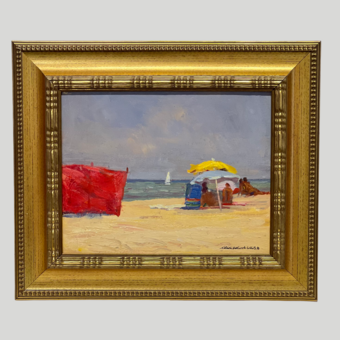 Уайт Н.Х., «Желтый зонт», 1990 г.