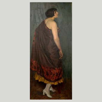 Рерберг Ф.И., Портрет Балерины Е.М. Горбуновой, 1915 г.