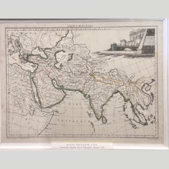 ​Карта Передней Азии, Франция, 1790 г.