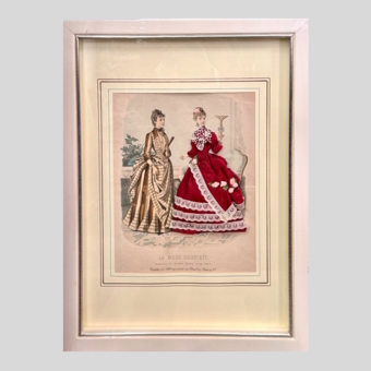 ​Гравюра из журнала мод «Иллюстрированная мода», Франция, 1870-е гг.