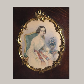 Джулиано Б., Женский портрет, 1847 г.
