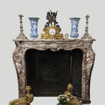 Камин в стиле Людовика XV, Франция, XVIII век