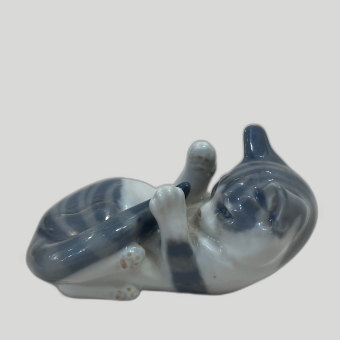 Скульптура «Кошка», Дания, Датская Королевская мануфактура, 1975-1979-е гг.
