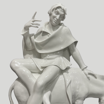 ​Скульптура «Уленшпигель», Германия, мануфактура "Мейсен", 1930-е гг., Людвиг Ник