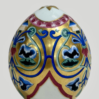 Яйцо пасхальное со стилизованными орнаментами, ИФЗ, 1890-е гг.