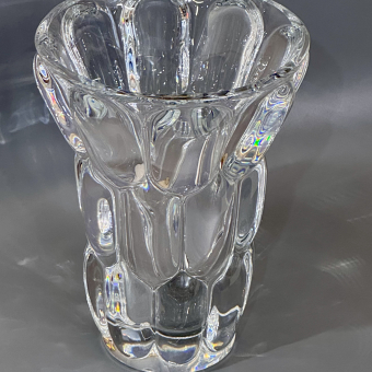 Ваза "линза", Франция, фирма "Cristal Beyres", 1960-1970-е гг.
