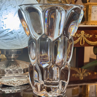 Ваза "линза", Франция, фирма "Cristal Beyres", 1960-1970-е гг.