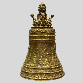 ​Миниатюрная копия колокола Святого Петра, Западная Европа, XIX век