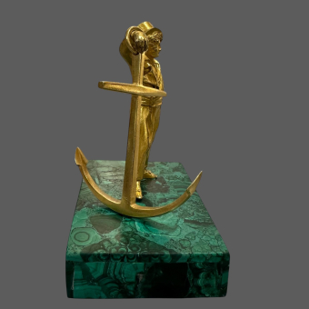 ​Скульптура "Морячок с якорем", Россия, 1840-е гг.
