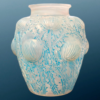Ваза "Domremy", Франция, фирма "Lalique", 1926-1930-е гг. Р. Лалик