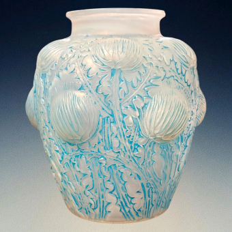 Ваза "Domremy", Франция, фирма "Lalique", 1926-1930-е гг. Р. Лалик