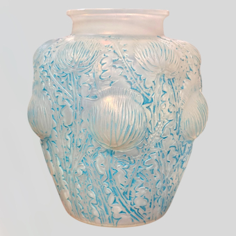Ваза "Domremy", Франция, фирма "Lalique", 1926-1930-е гг. Р. Лалик