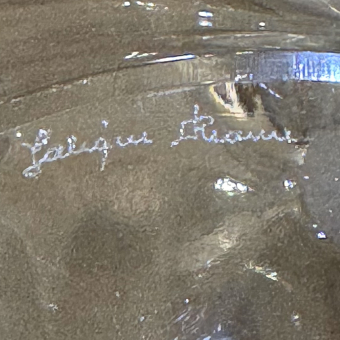 ​Ваза для фруктов "Champs Élysées", Франция, фирма "Lalique", XX век, М. Лалик