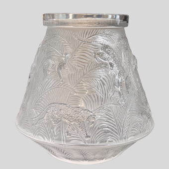 Ваза "Джунгли", Франция, фирма "Lalique", XX век