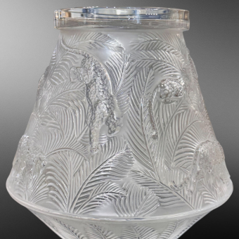 Ваза "Джунгли", Франция, фирма "Lalique", XX век