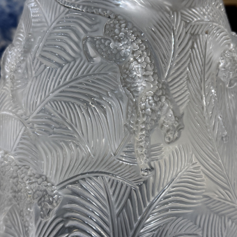 Ваза "Джунгли", Франция, фирма "Lalique", XX век