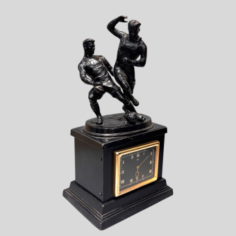 Часы "Футболисты", СССР, Каслинский завод, 1964 г.