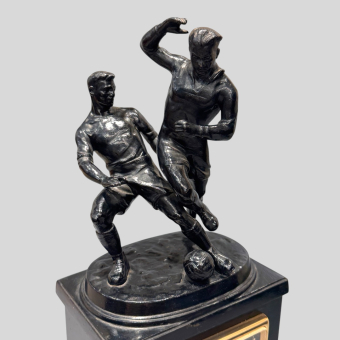 Часы "Футболисты", СССР, Каслинский завод, 1964 г.