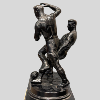 Часы "Футболисты", СССР, Каслинский завод, 1964 г.