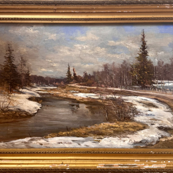 ​Радимова Т.П., "Дорога в Абрамцево", 1954 г.