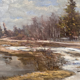 ​Радимова Т.П., "Дорога в Абрамцево", 1954 г.