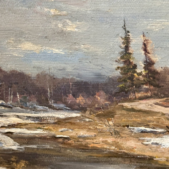 ​Радимова Т.П., "Дорога в Абрамцево", 1954 г.