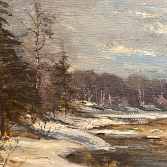 ​Радимова Т.П., "Дорога в Абрамцево", 1954 г.