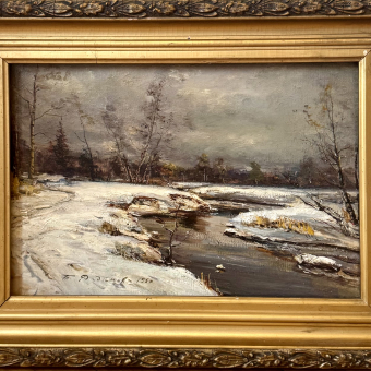 Радимова​ Т.П., Весенний пейзаж, 1957 г.
