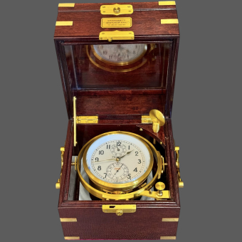 ​Морской номерной Хронoмeтp 6МХ, Россия, фирма «Полет», 2002 г.