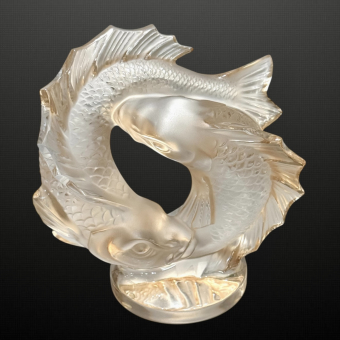 ​Композиция «Две рыбы», Франция, фирма "Lalique", XX век, М. Лалик