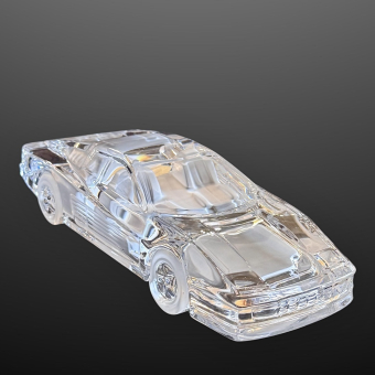 ​Модель автомобиля "Ferrari Testarossa", Франция, фирма "Daum", XX век, Н. Клод