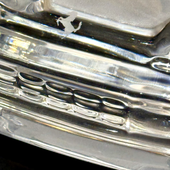 ​Модель автомобиля "Ferrari Testarossa", Франция, фирма "Daum", XX век, Н. Клод