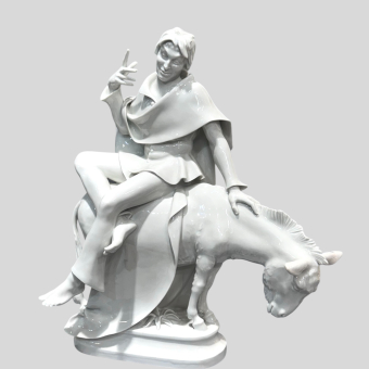 ​Скульптура «Уленшпигель», Германия, мануфактура "Мейсен", 1930-е гг., Л. Ник