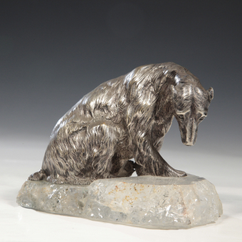 ​Скульптура "Белый медведь на льдине", Россия, кон. XIX века