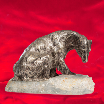 ​Скульптура "Белый медведь на льдине", Россия, кон. XIX века