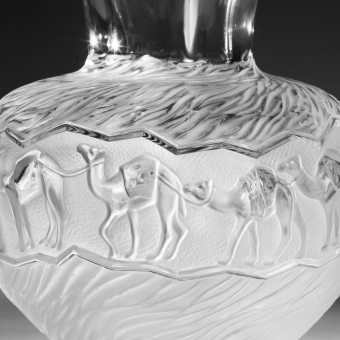 ​Ваза "Ghardaia", Франция, фирма "Lalique", XX век