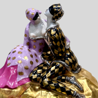 Скульптурная композиция «Арлекин и Коломбина», Австрия, 1930-е гг.